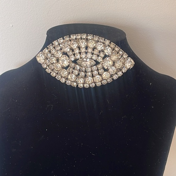 Beautiful vintage rhinestone brooch - Picture 3 of 3